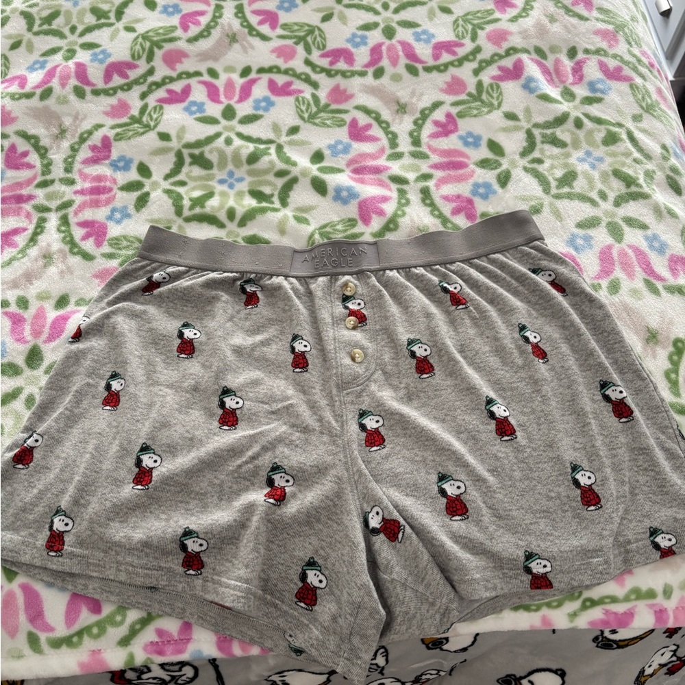 American Eagle Snoopy Pajama shorts!